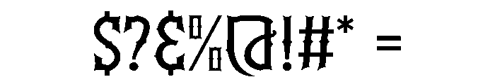 Heat Waves Font OTHER CHARS