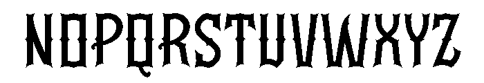 Heat Waves Font UPPERCASE