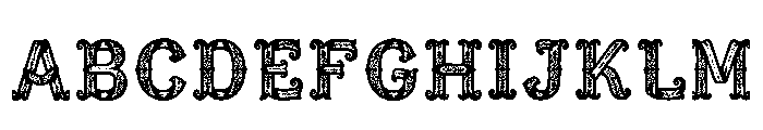 Heath Regular Font UPPERCASE
