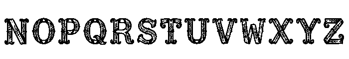 Heath Regular Font UPPERCASE