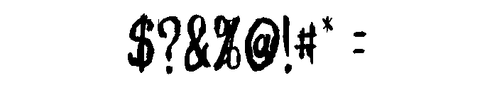 Heatizen Font OTHER CHARS