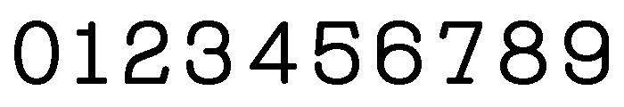Heaven Mono Regular Font OTHER CHARS