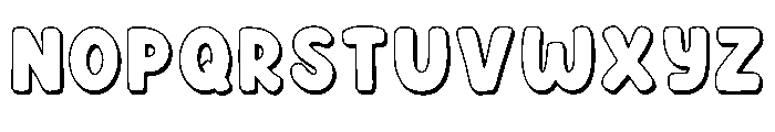 Heaven School Regular Font UPPERCASE