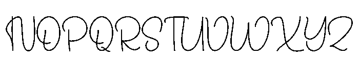 Heavens Whiskey Font UPPERCASE