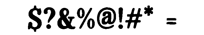 Heavique Font OTHER CHARS