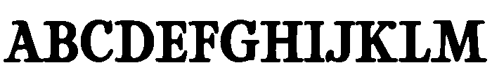 Heavique Font UPPERCASE