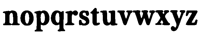 Heavique Font LOWERCASE