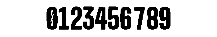 Heavy Brutalist Font OTHER CHARS