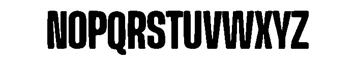 Heavy Brutalist Font UPPERCASE