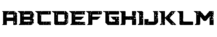 Heavy Drift Font UPPERCASE