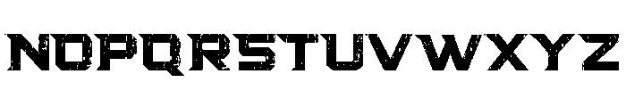 Heavy Drift Font LOWERCASE