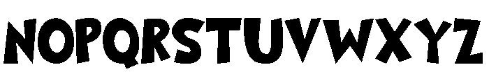 Heavy Grinch Font LOWERCASE
