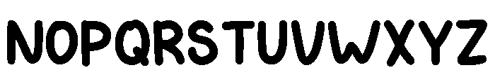 Heavy Hugs Regular Font UPPERCASE