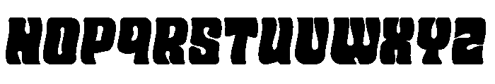 Heavy Plavon Font LOWERCASE