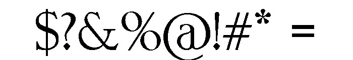 Heavy Scratches Font OTHER CHARS