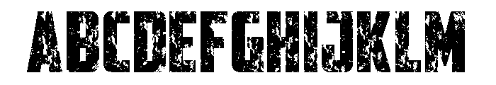 Heavy Scratches Font UPPERCASE