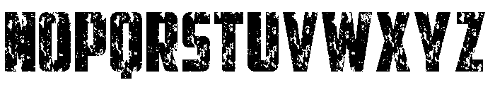 Heavy Scratches Font LOWERCASE