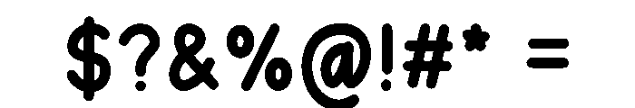 Heavy Snow Font OTHER CHARS