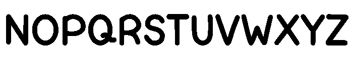 Heavy Snow Font LOWERCASE
