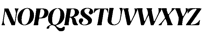 Heavy Teardrop Font UPPERCASE