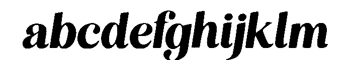 Heavy Teardrop FONT