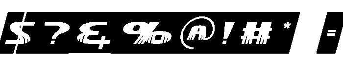 HeavyGuard Font OTHER CHARS