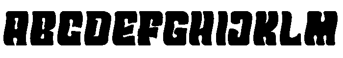 HeavyPlavonRegular Font UPPERCASE
