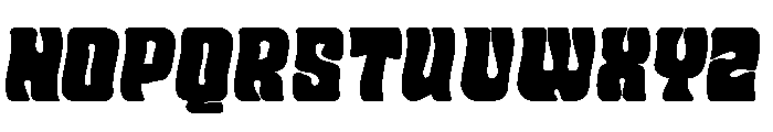 HeavyPlavonRegular Font UPPERCASE
