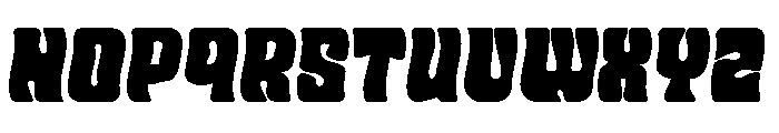 HeavyPlavonRegular Font LOWERCASE