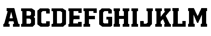 Heavyweight Font UPPERCASE