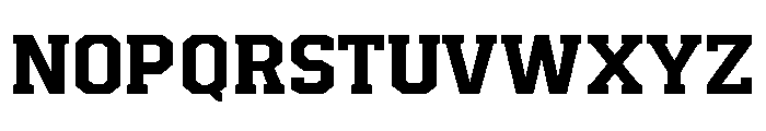 Heavyweight Font LOWERCASE