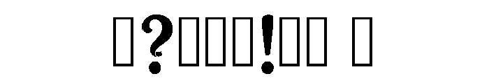 Heber Regular Font OTHER CHARS