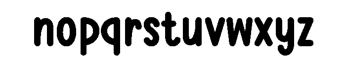 Hefia Regular Font LOWERCASE