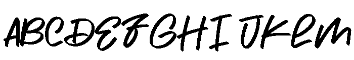 Hegead Font UPPERCASE