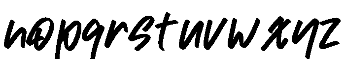 Hegead Font LOWERCASE