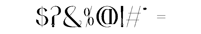 Hegelia Font OTHER CHARS