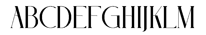 Hegelia Font UPPERCASE
