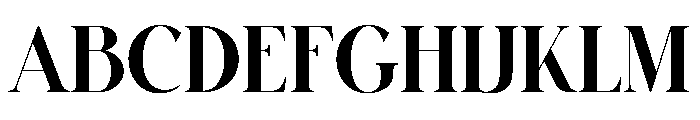 Hegilra Font UPPERCASE