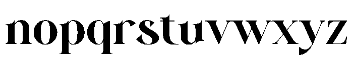 Hegilra Font LOWERCASE
