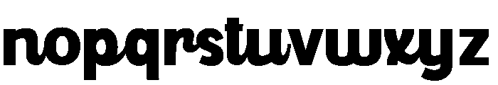 Heia Regular Font LOWERCASE