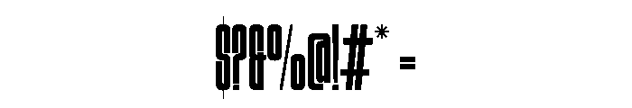 Heightall Regular Font OTHER CHARS
