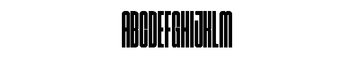 Heightall Regular Font UPPERCASE