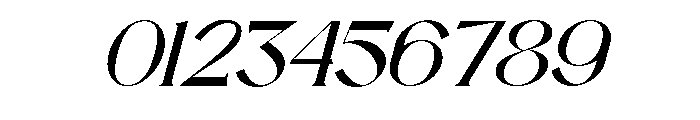 Heksilo Italic Font OTHER CHARS