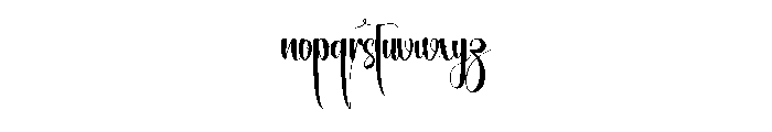 Helicopter Font LOWERCASE