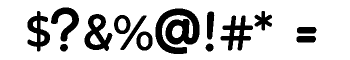 HelifierSansSerifRound Font OTHER CHARS