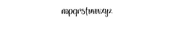 Helina Day Font LOWERCASE