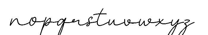 Heliora Italic Font LOWERCASE