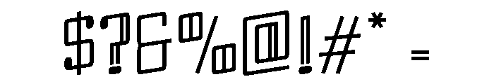 Heliotone Regular Font OTHER CHARS