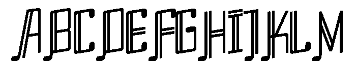 Heliotone Regular Font UPPERCASE