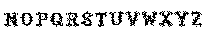 Heliotrope Regular Font UPPERCASE